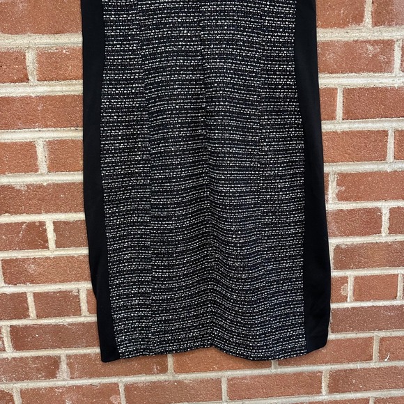 White‎ House Black Market Women's Black & White Tweed Sheath Dress Size 6 - Picture 8 of 11